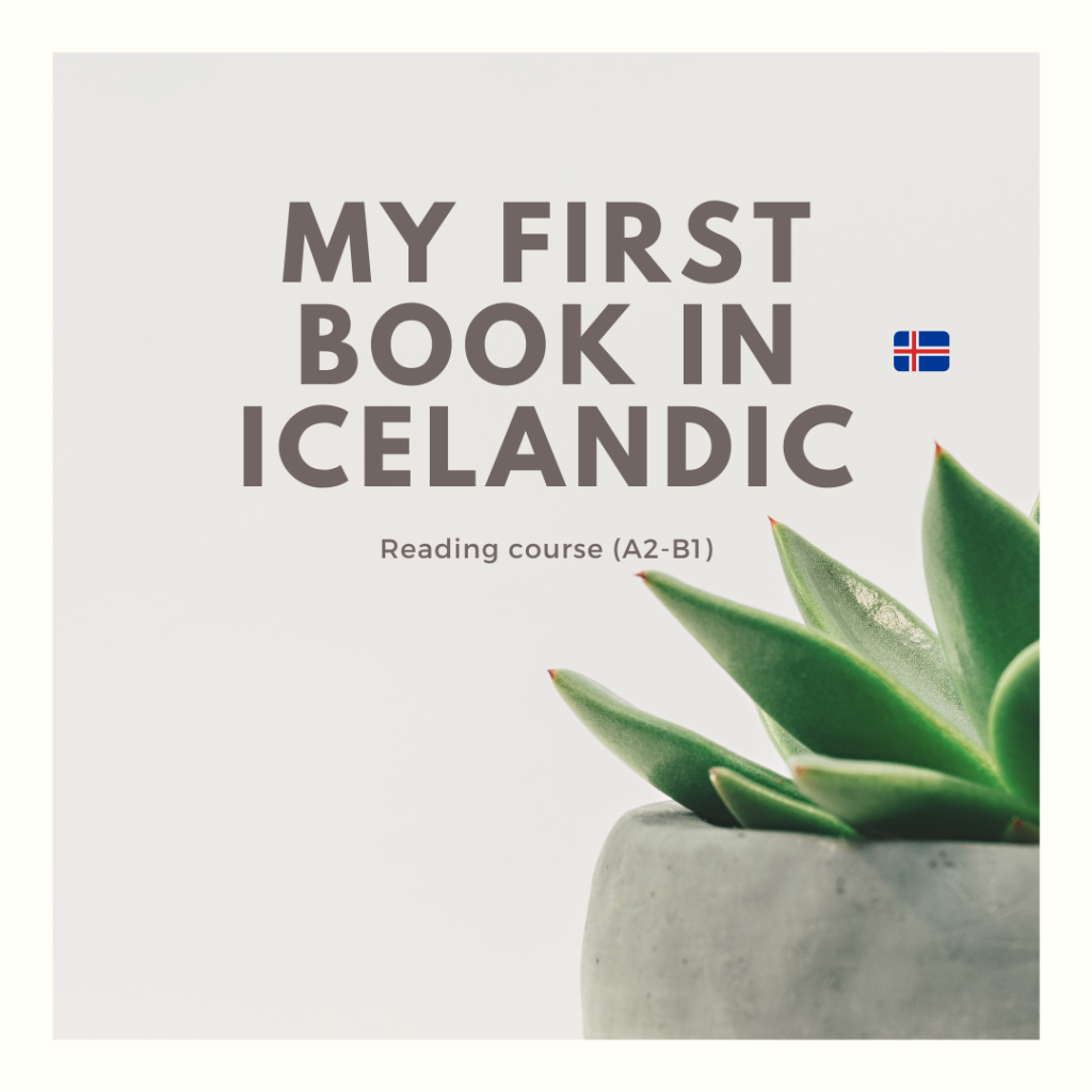 My first book in Icelandic